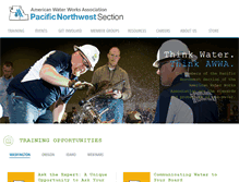 Tablet Screenshot of pnws-awwa.org